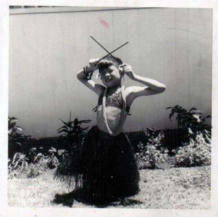 Russel with Hula Skirt and Pu&lsquo;ili
